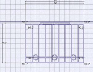 Trex Vinyl Decking 8 x 12 Deck Kit - Great Railing